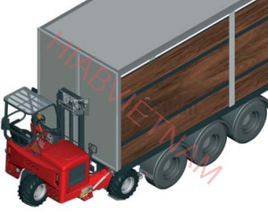 XE NÂNG GẮN XE TẢI MOFFET M9 NX